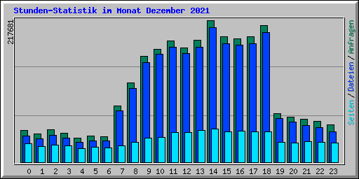 Stunden-Statistik im Monat Dezember 2021